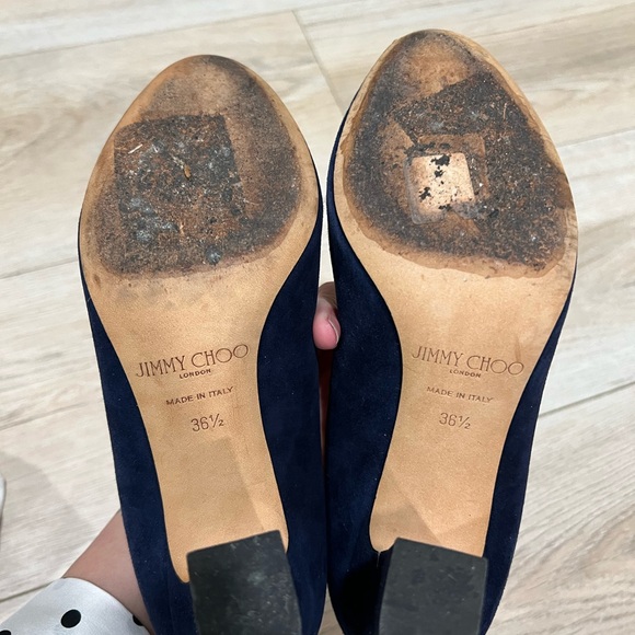 Jimmy choo round toe block heel pump size 36 - Picture 7 of 8